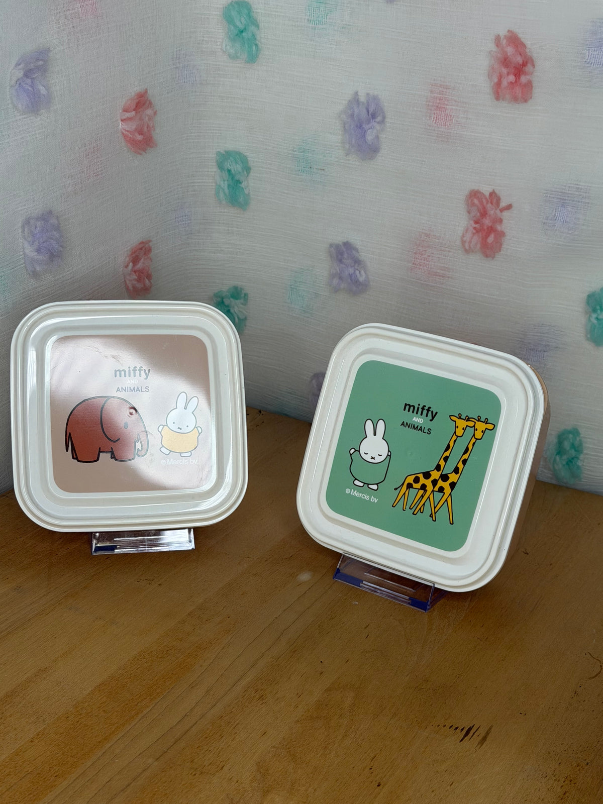 2 New Miffy Food Storage Containers Microwaveable/ Dish Washer Safe