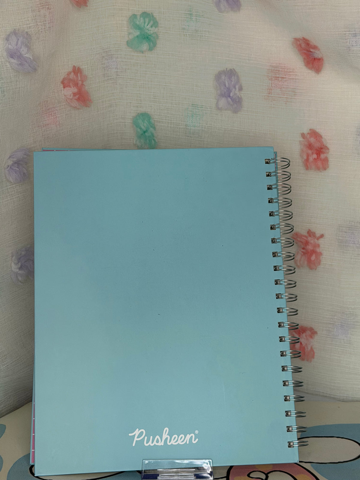 Pusheen A5 Spiral Notebook "Snack Play Nap" Blue Cats Theme