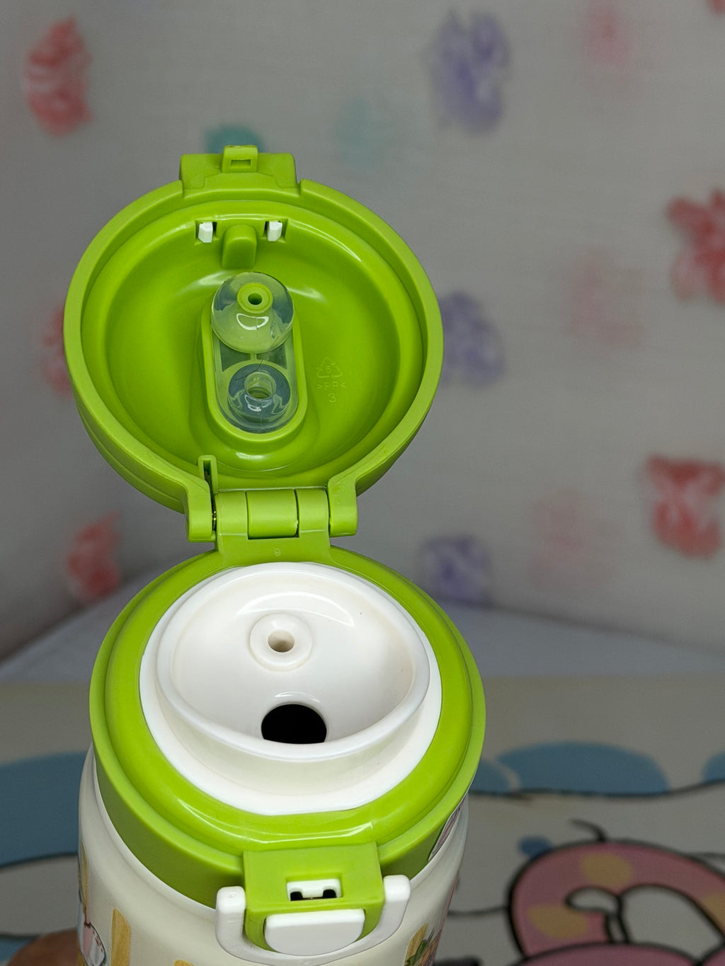 Mofusand Pineapple KAWAII Thermos Bottle 2-Way Straw / Pour Spout *CUTE*!!