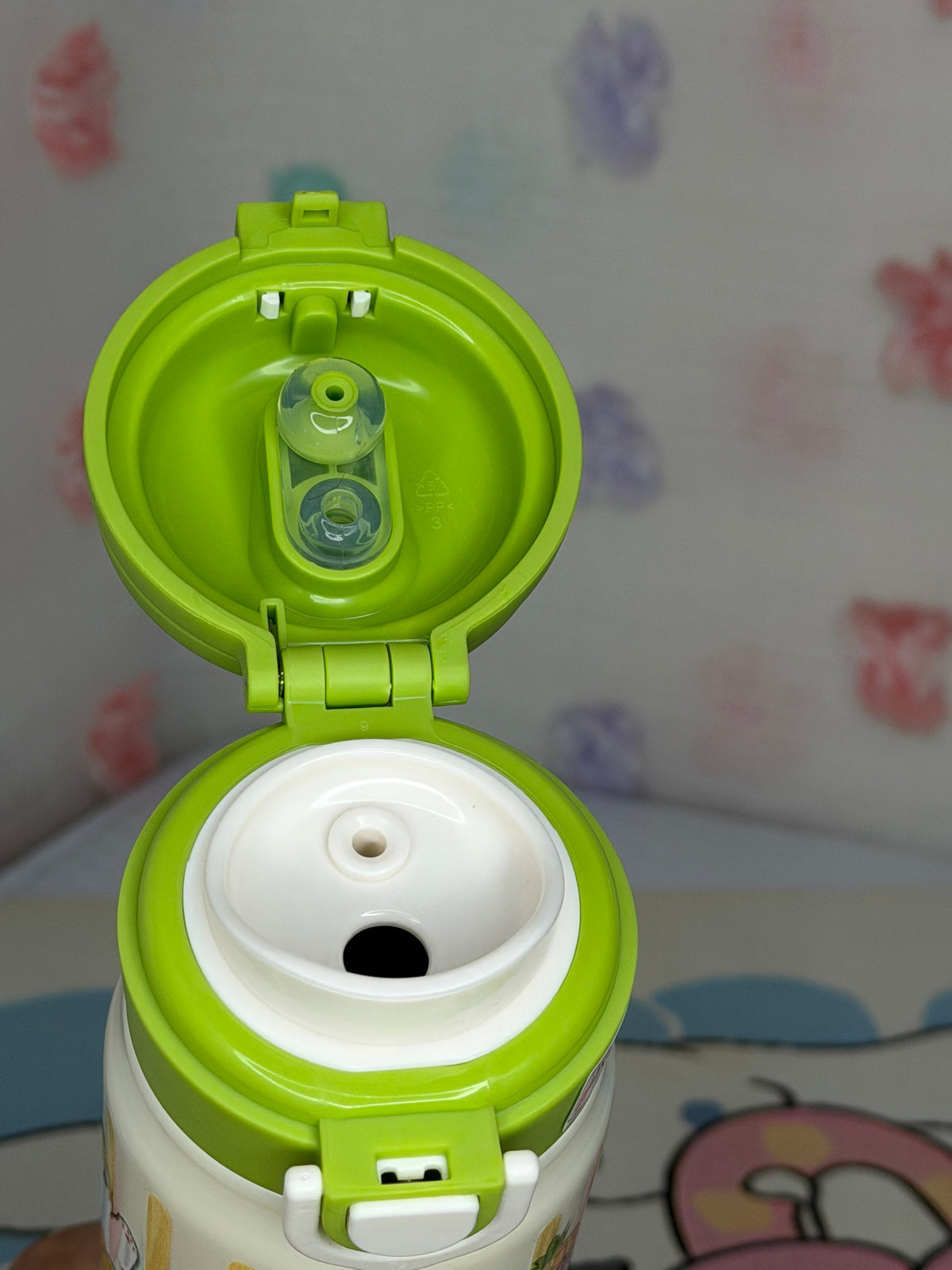 Mofusand Pineapple KAWAII Thermos Bottle 2-Way Straw / Pour Spout *CUTE*!!