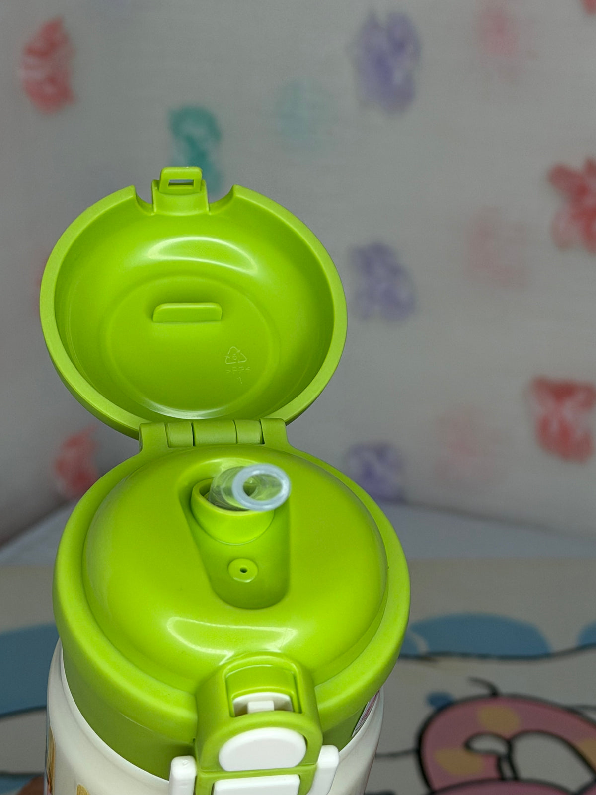 Mofusand Pineapple KAWAII Thermos Bottle 2-Way Straw / Pour Spout *CUTE*!!