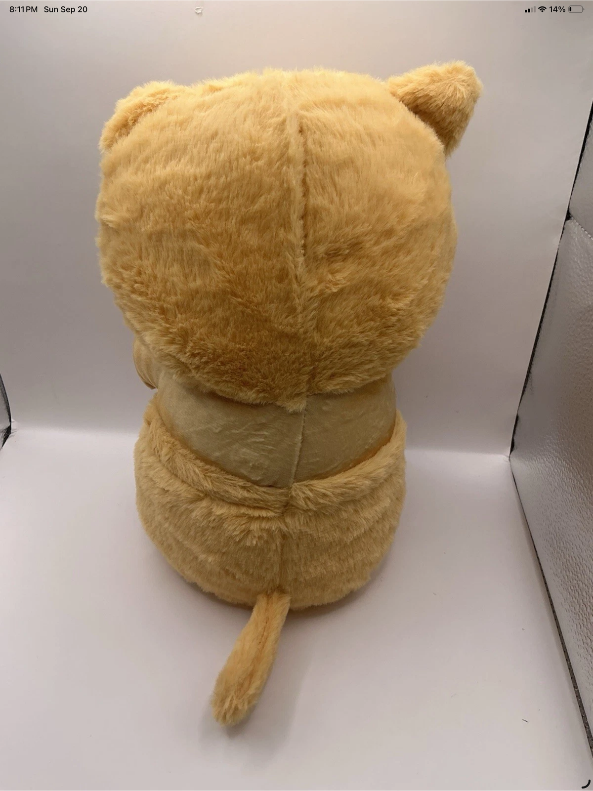 Mofusand Brown Cat In Dog Costume Plush 11" Very Soft