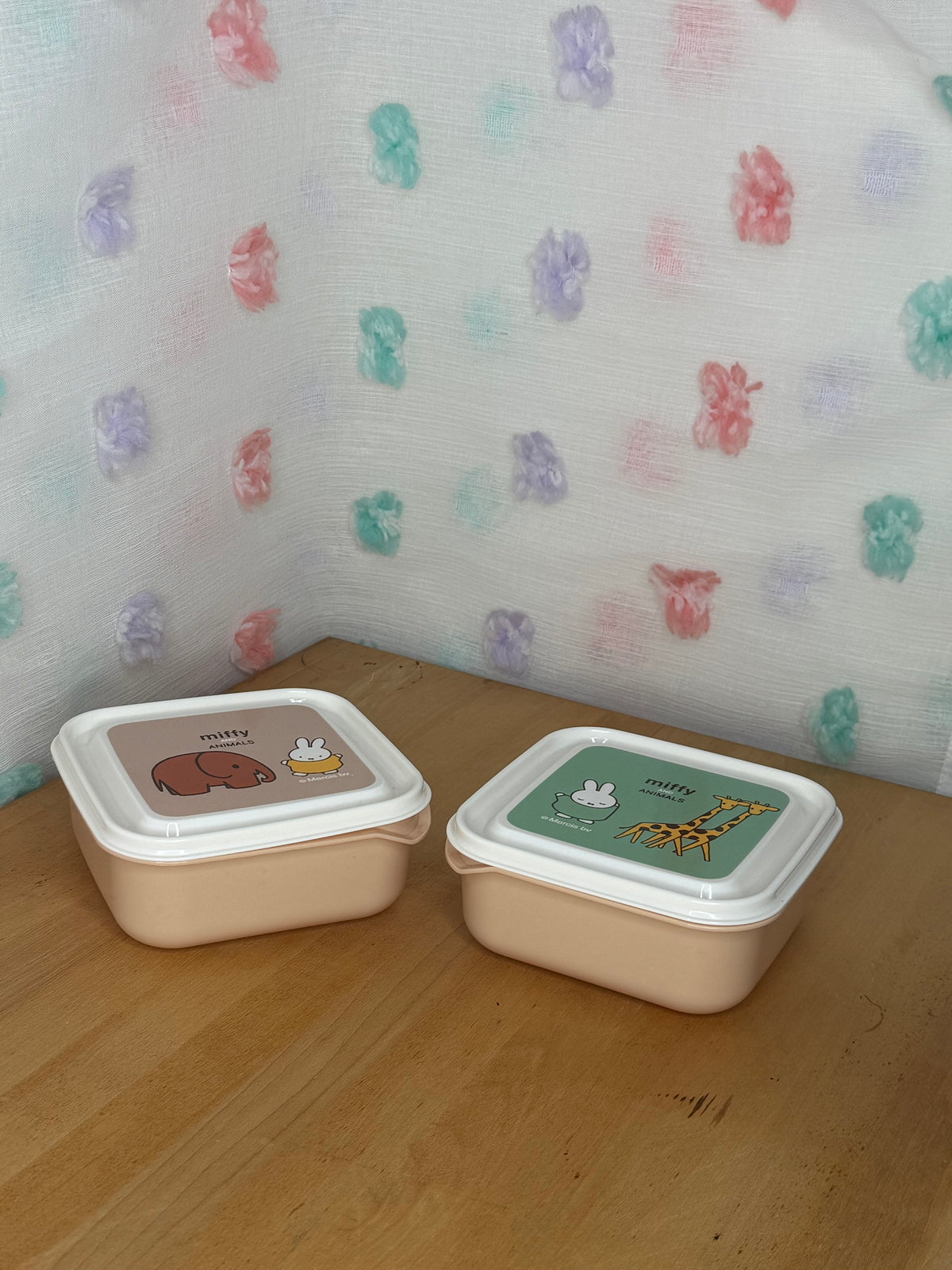 2 New Miffy Food Storage Containers Microwaveable/ Dish Washer Safe