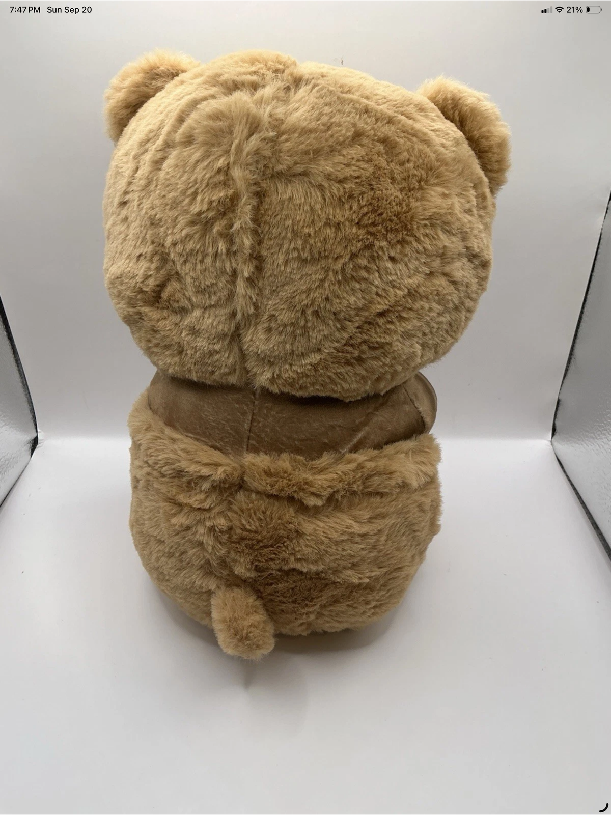 Mofusand Brown Cat In Teddy Bear Costume Plush 11" Very Soft